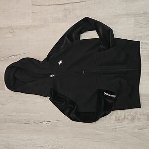 Girls Abercrombie hooded jacket. Size: 7-8.